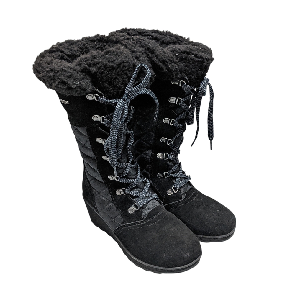 BearPaw Women's Insulated Quilted Winter Boots Size 9